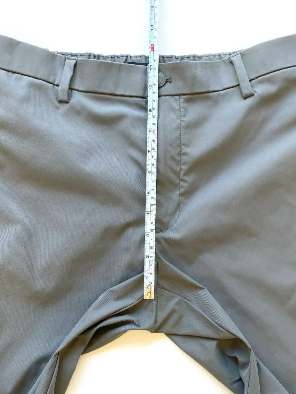 Banana Republic 36x29 Commuter Flex Pants Gray Travel Stretch Water Repellent